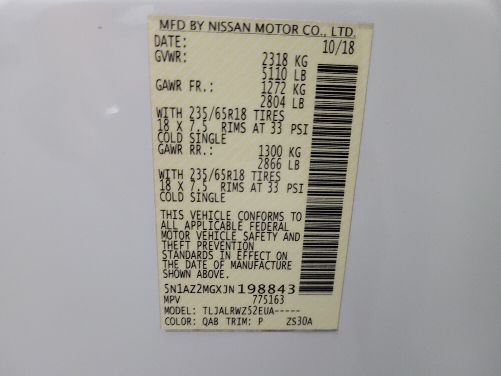 2018 Nissan Murano in Savannah, GA 31419 - 18105808 33