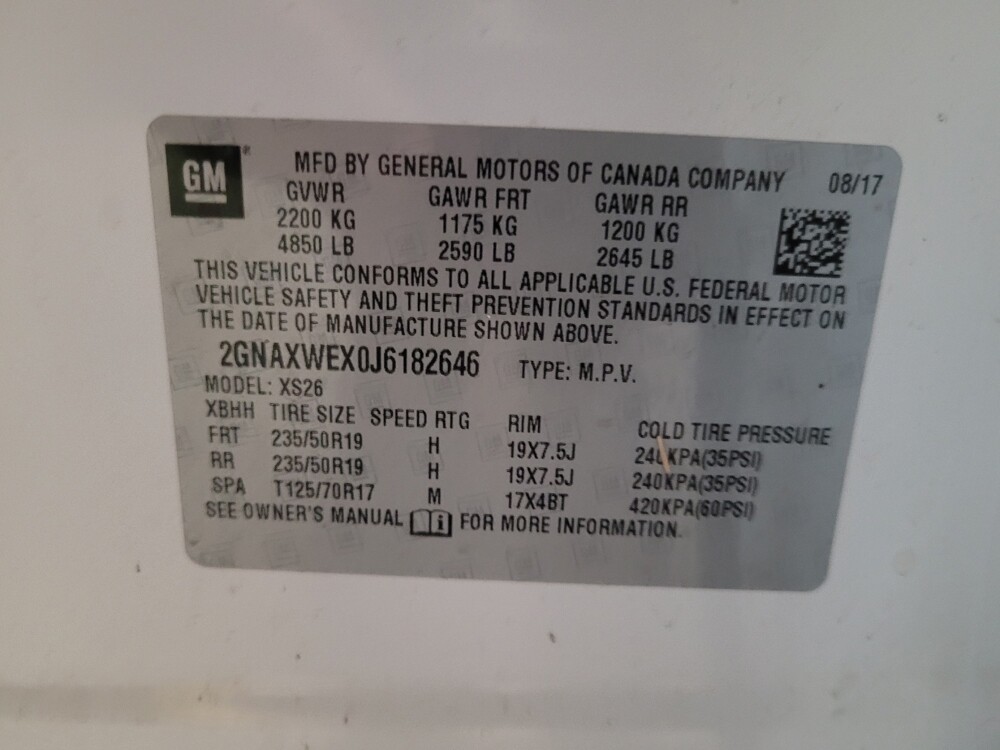 2018 Chevrolet Equinox in Temple Hills, MD 20746 - 18105809 33