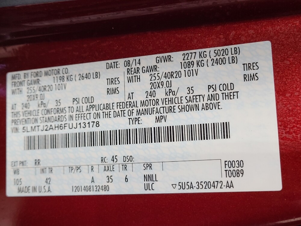 2015 Lincoln MKC in Salem, VA 24153 - 18105815 33