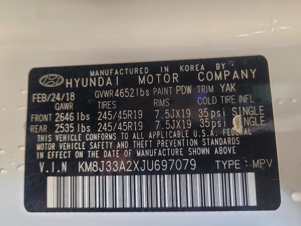 2018 Hyundai Tucson in Tampa, FL 33619 - 18105842 33