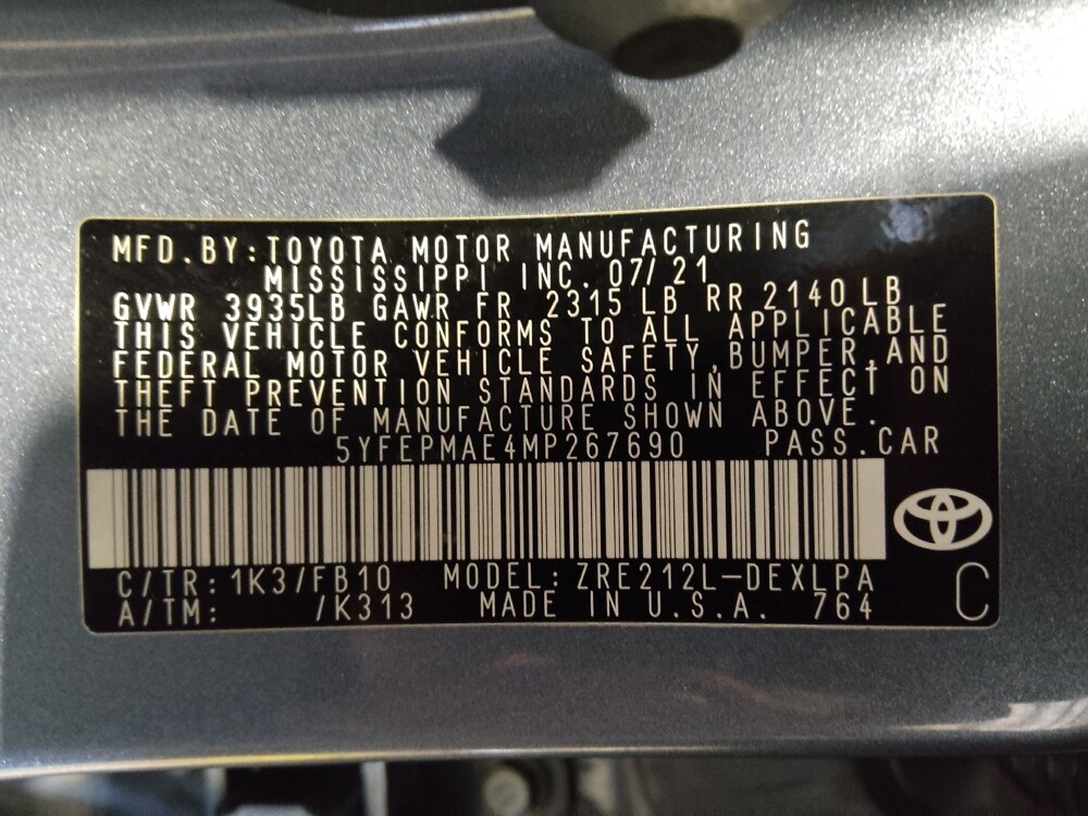 2021 Toyota Corolla in Orlando, FL 32808 - 18105870 33