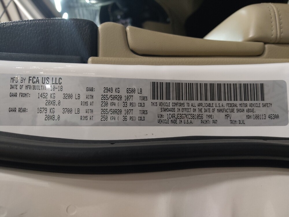 2019 Jeep Grand Cherokee in Fort Worth, TX 76116 - 18105875 33