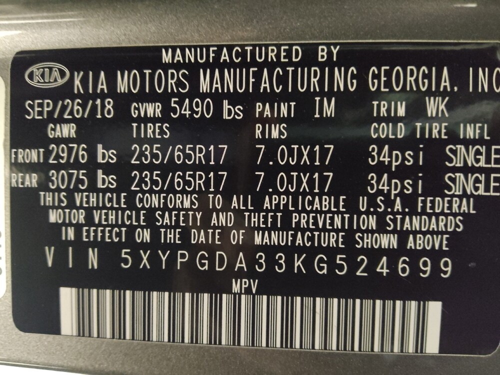 2019 Kia Sorento in Pelham, AL 35124 - 18105927 33