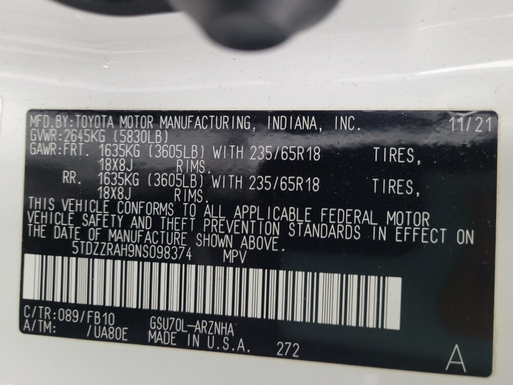 2022 Toyota Highlander in Orlando, FL 32808 - 18105933 33