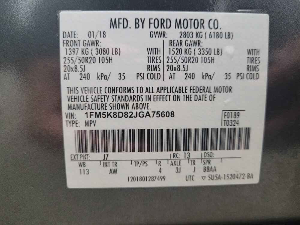 2018 Ford Explorer in Eastpointe, MI 48021 - 18105948 33