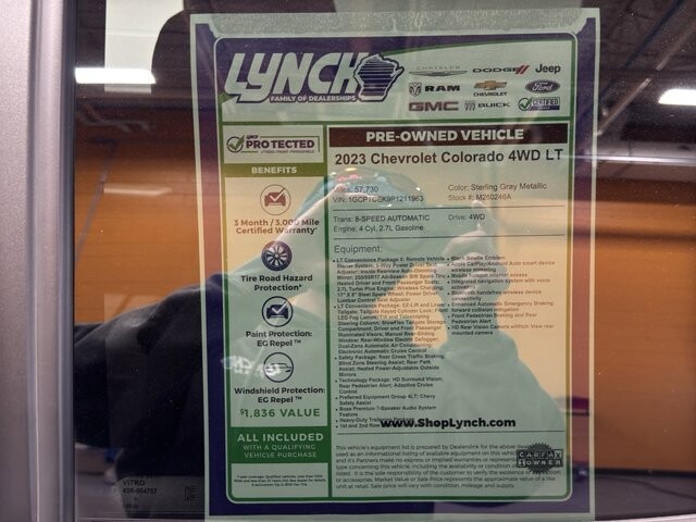 2023 Chevrolet Colorado in Burlington, WI 53105 - 18105999 36