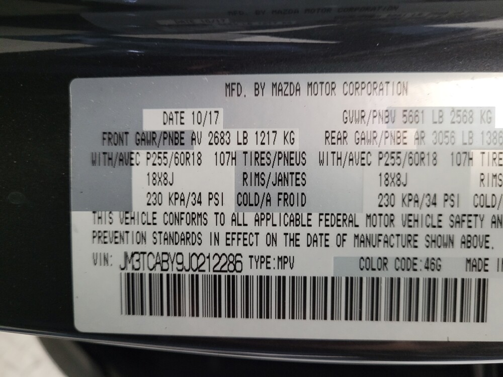 2018 Mazda CX-9 in Sacramento, CA 95821 - 18106034 33