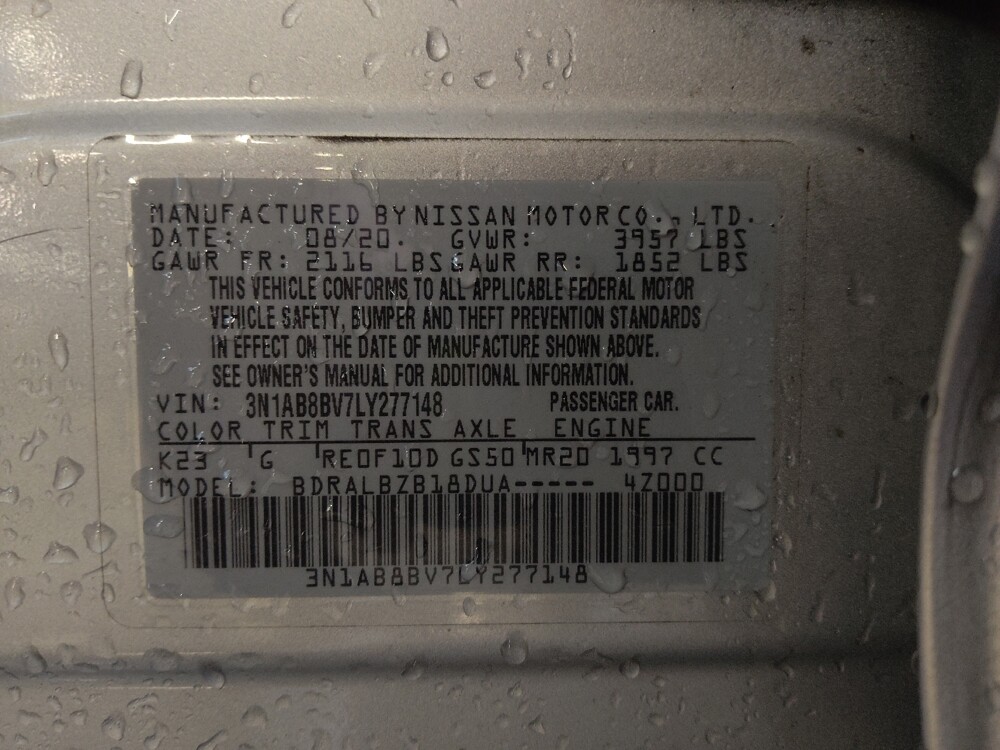 2020 Nissan Sentra in Tampa, FL 33619 - 18106065 33