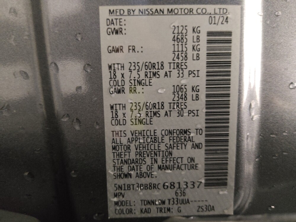 2024 Nissan Rogue in Clearwater, FL 33764 - 18106067 33