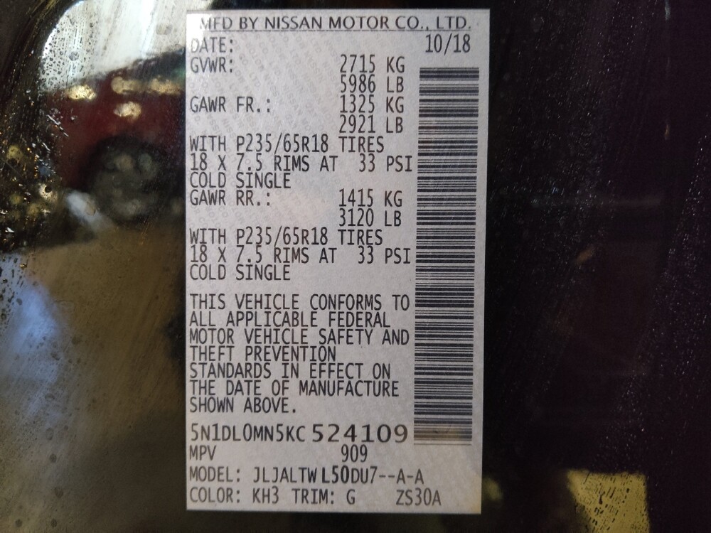 2019 INFINITI QX60 in Gainesville, FL 32609 - 18106074 33