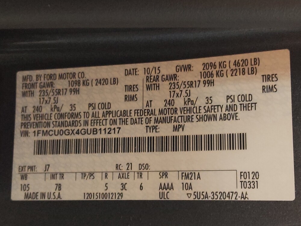 2016 Ford Escape in Greenville, SC 29607 - 18106084 33