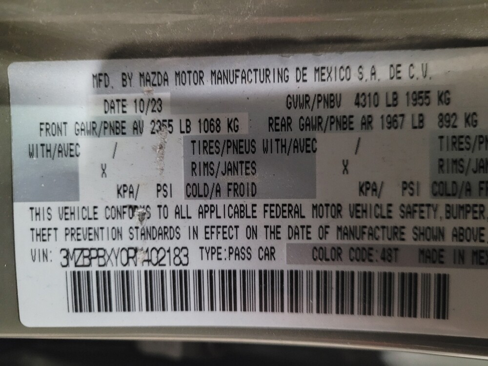 2024 MAZDA MAZDA3 in New Castle, DE 19720 - 18106121 33