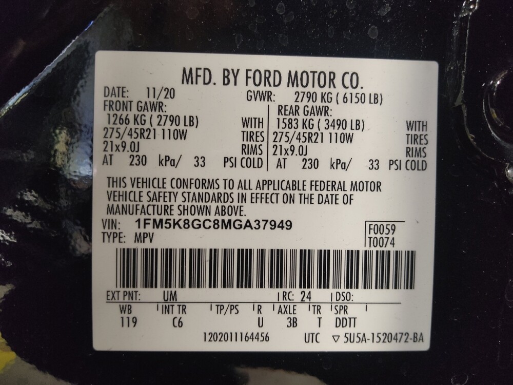 2021 Ford Explorer in Ocala, FL 34471 - 18106124 33