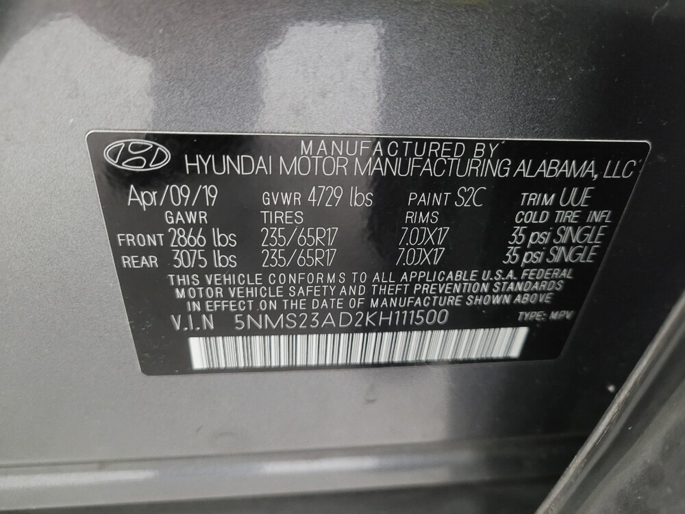 2019 Hyundai Santa Fe in Maple Heights, OH 44137 - 18106151 33