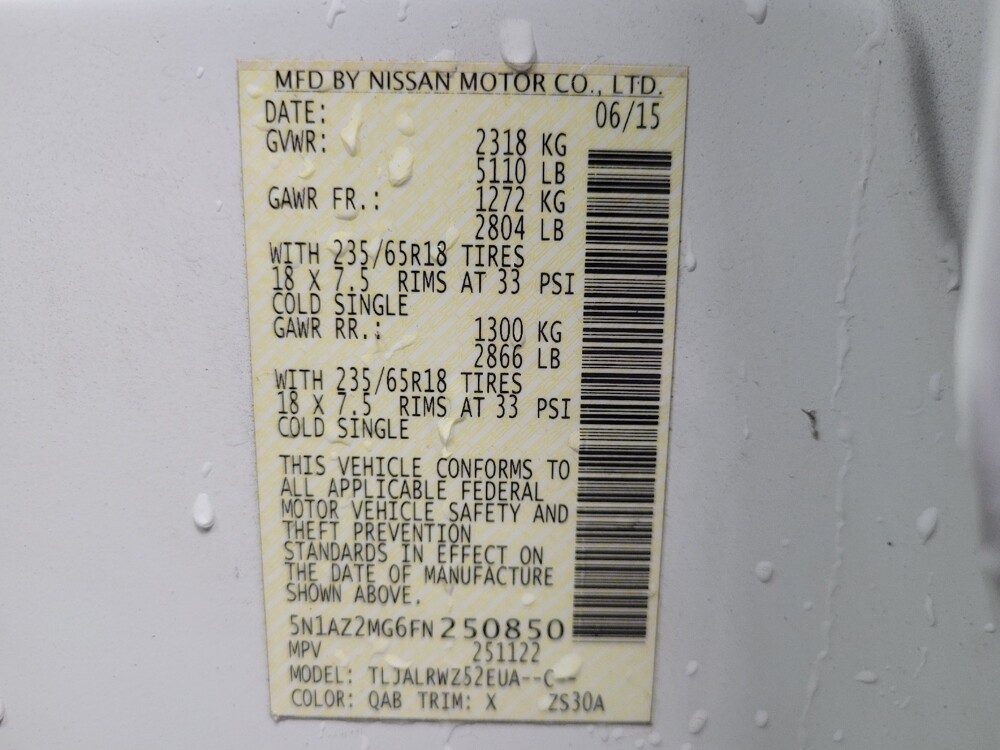 2015 Nissan Murano in Jackson, MS 39211 - 18106158 33