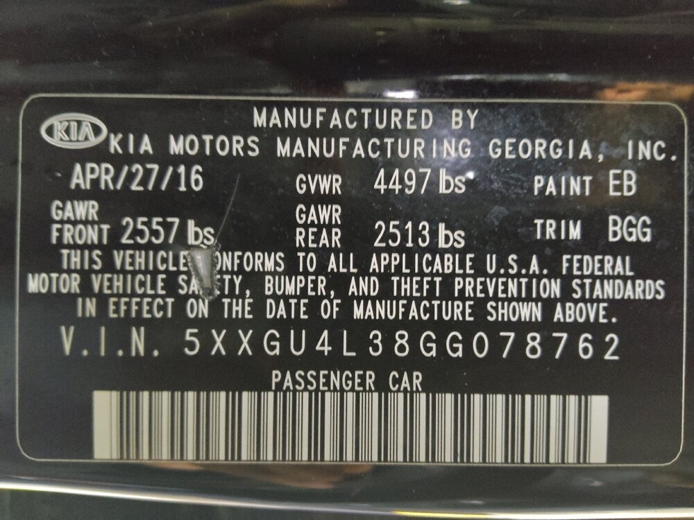 2016 Kia Optima in Greenville, SC 29607 - 18106165 33