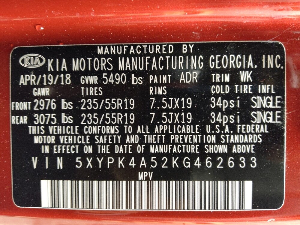 2019 Kia Sorento in Columbia, SC 29210 - 18106167 33