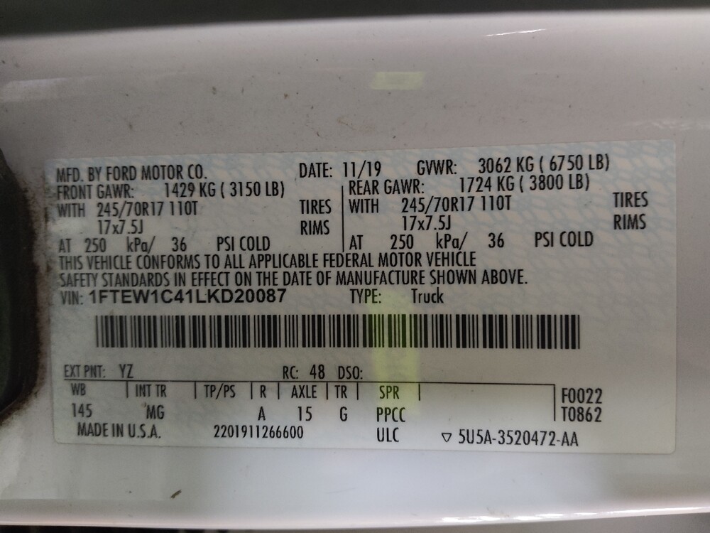 2020 Ford F150 in Tampa, FL 33619 - 18106170 33