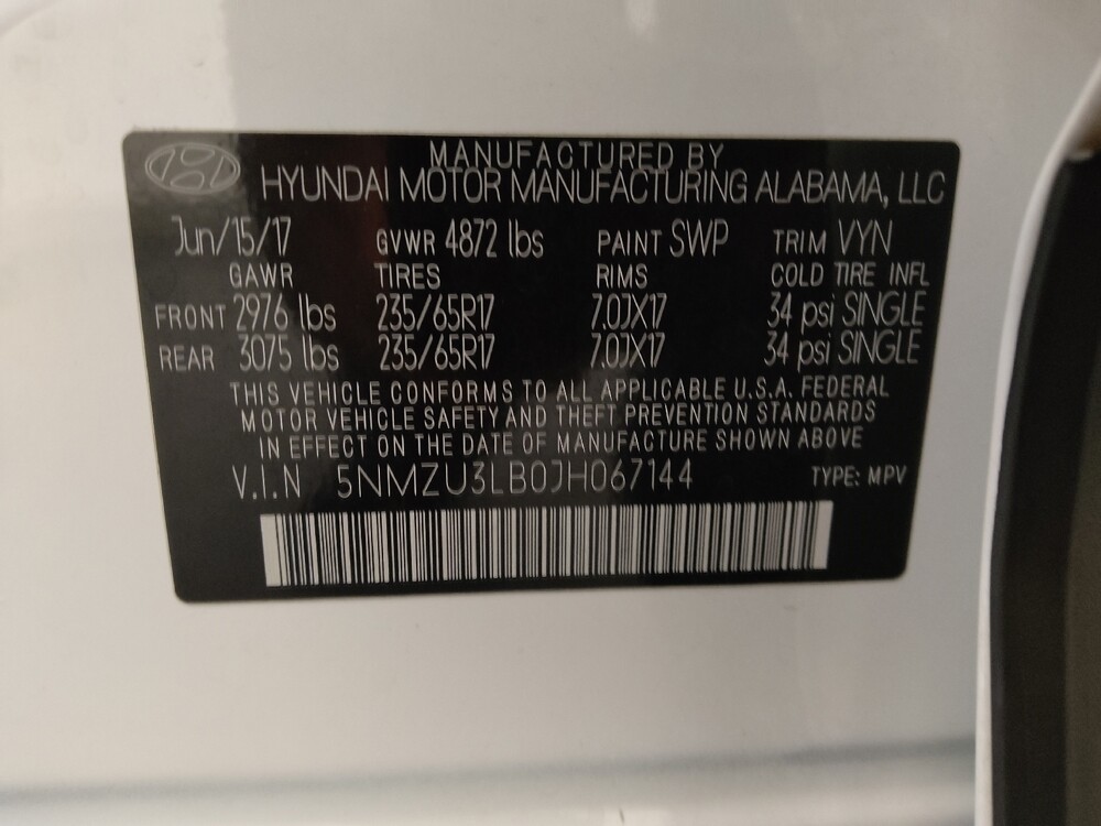 2018 Hyundai Santa Fe in Birmingham, AL 35215 - 18106174 33