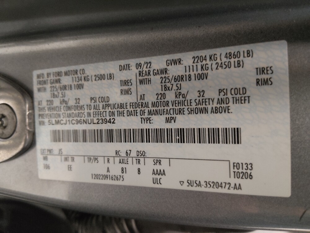 2022 Lincoln Corsair in Independence, MO 64055 - 18106178 33