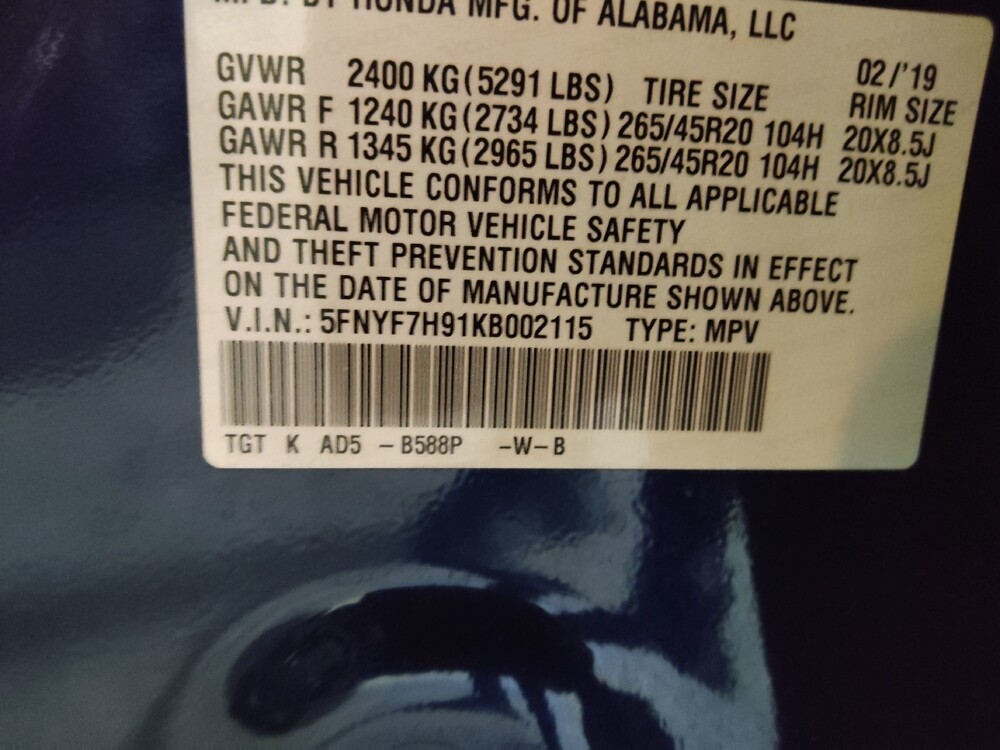 2019 Honda Passport in Jackson, MS 39211 - 18106190 33