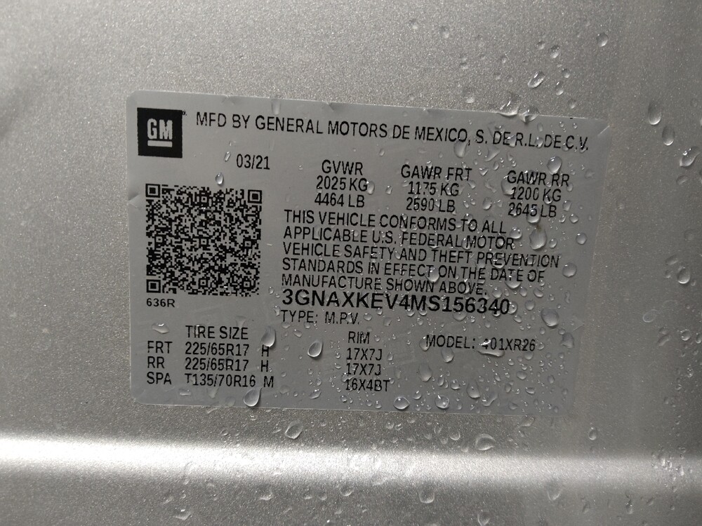 2021 Chevrolet Equinox in Greenville, NC 27834 - 18106191 33