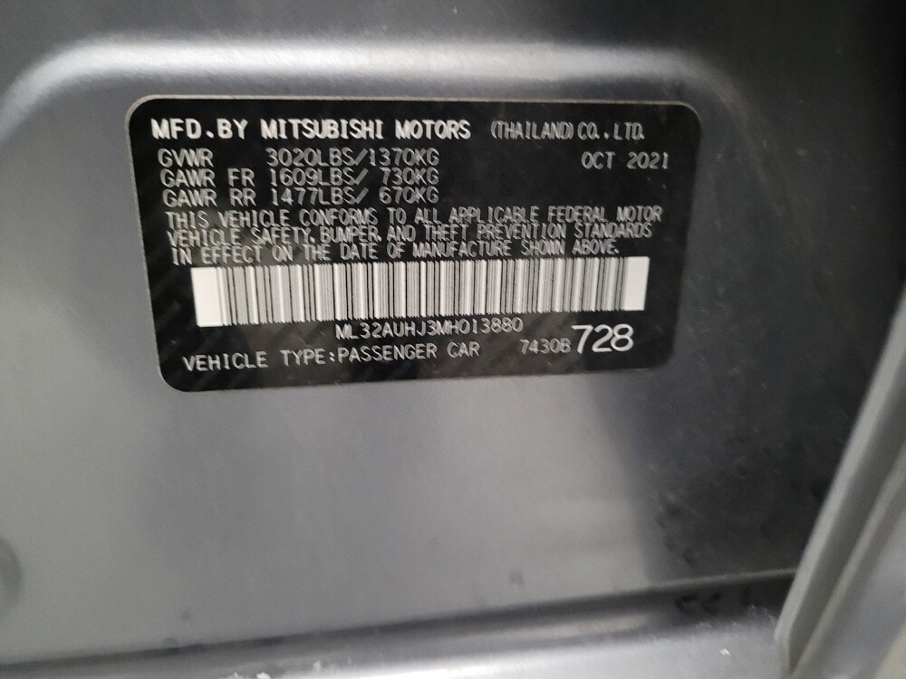 2021 Mitsubishi Mirage in Montclair, CA 91763 - 18106194 33