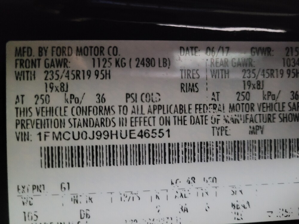 2017 Ford Escape in Athens, GA 30606 - 18106225 33