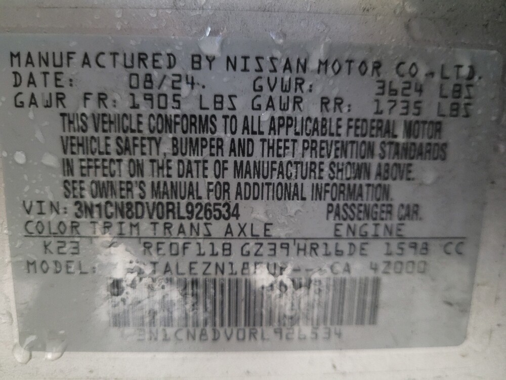 2024 Nissan Versa in Augusta, GA 30907 - 18106254 33