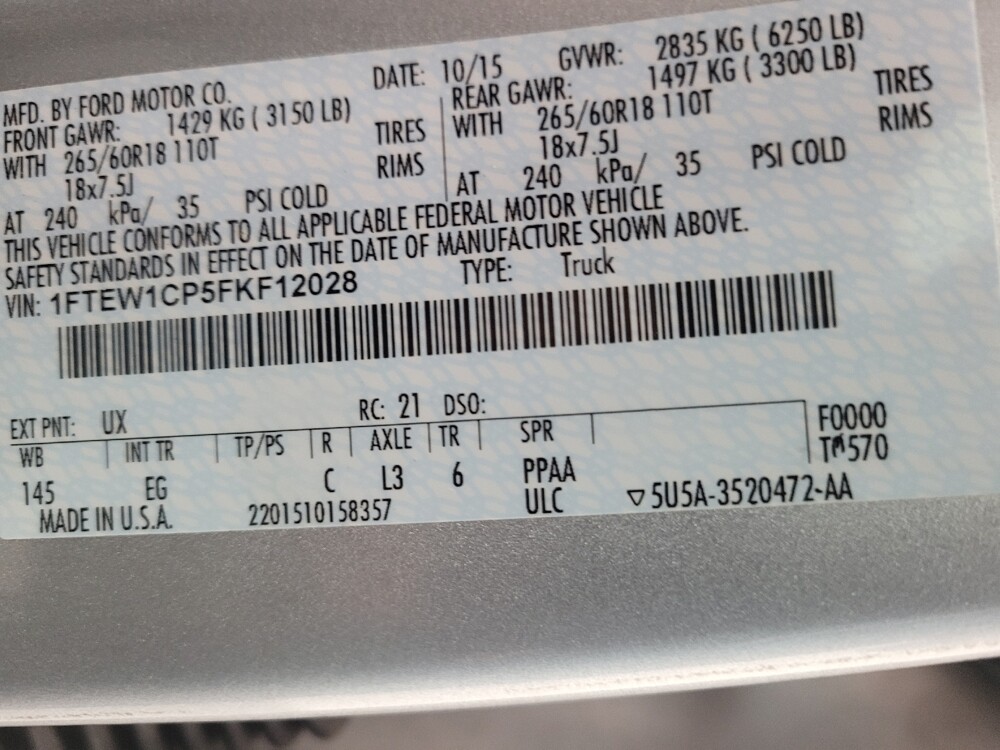 2015 Ford F150 in Antioch, TN 37013 - 18106264 33