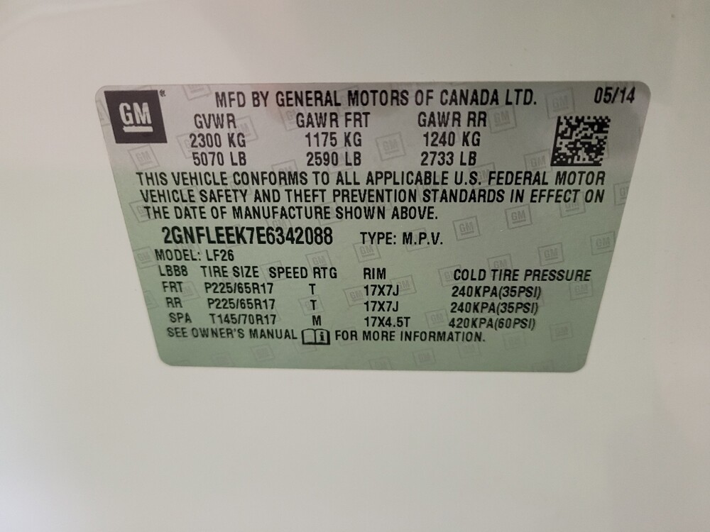 2014 Chevrolet Equinox in Fairfield, OH 45014 - 18106266 33