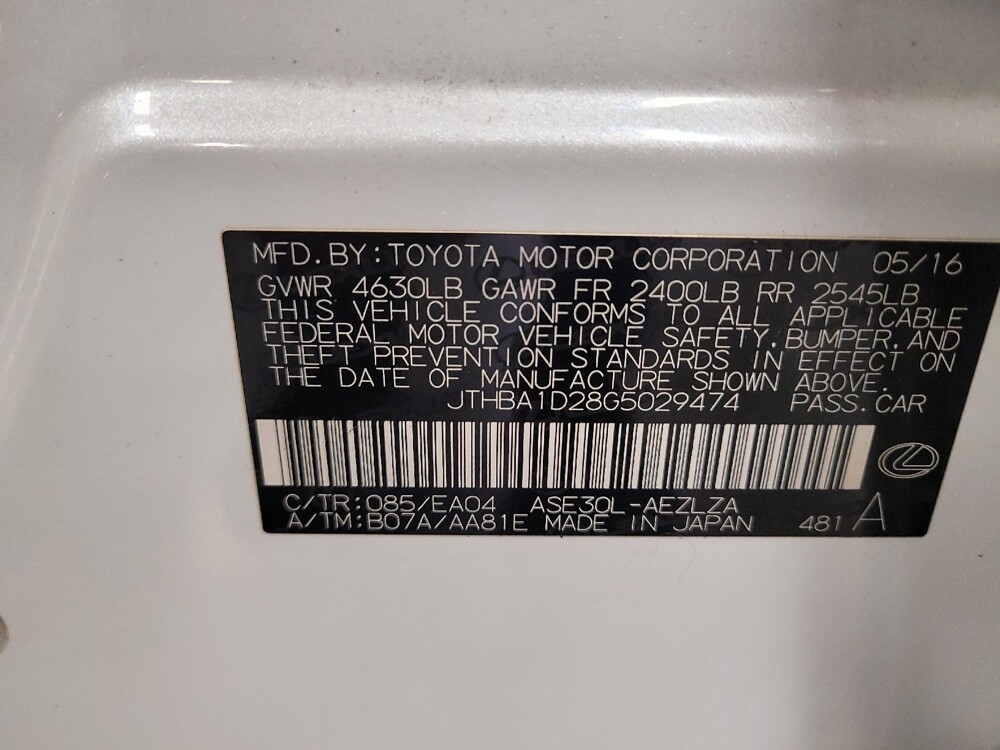 2016 Lexus IS 200t in Torrance, CA 90504 - 18106271 33