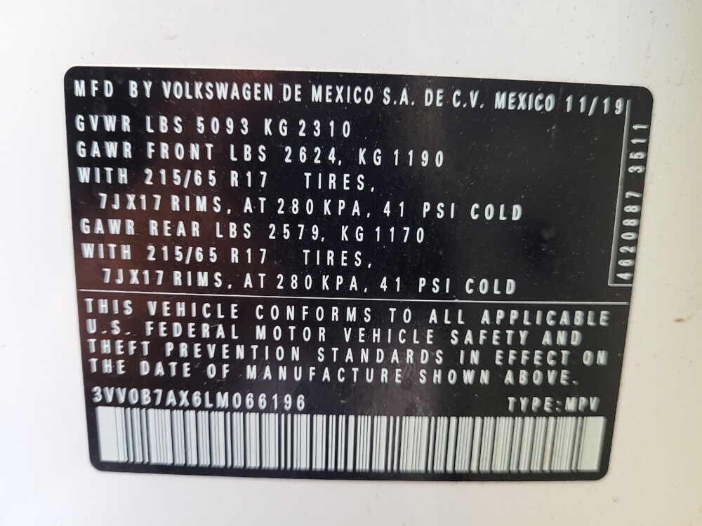 2020 Volkswagen Tiguan in Montclair, CA 91763 - 18106288 33