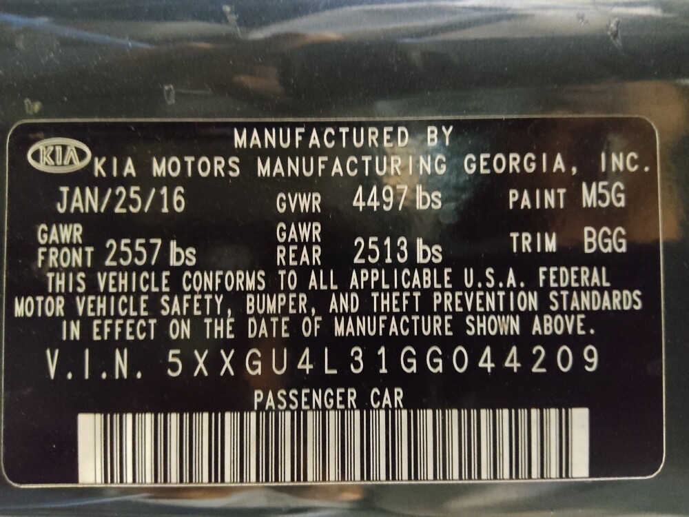 2016 Kia Optima in Columbia, SC 29210 - 18106302 33