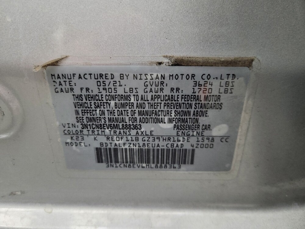 2021 Nissan Versa in Las Vegas, NV 89102 - 18106306 33