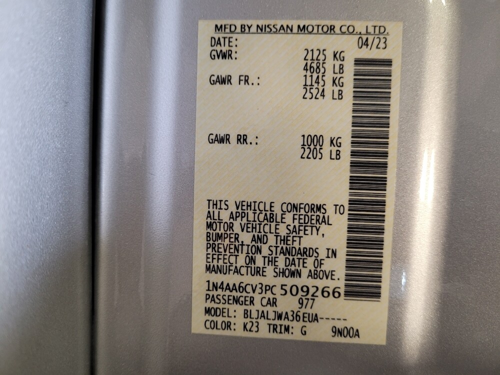 2023 Nissan Maxima in Downey, CA 90241 - 18106365 33