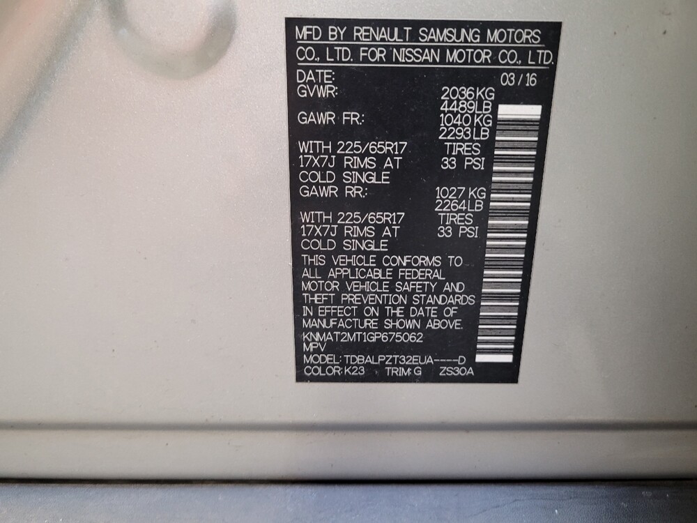 2016 Nissan Rogue in Sacramento, CA 95821 - 18106375 33