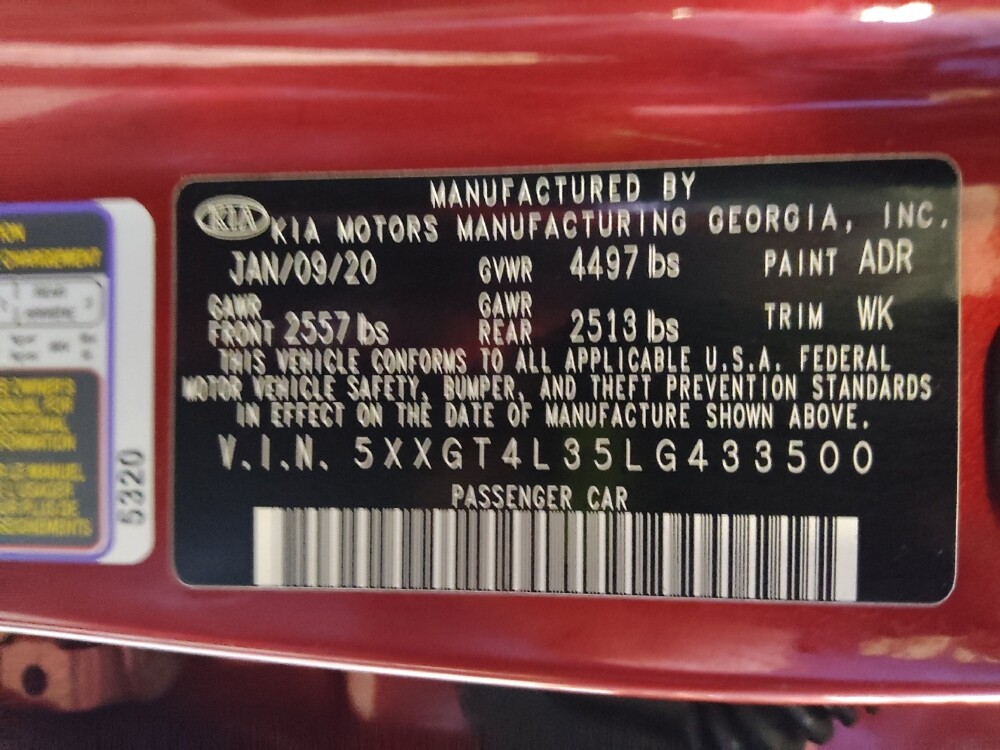 2020 Kia Optima in Lakeland, FL 33815 - 18106416 33