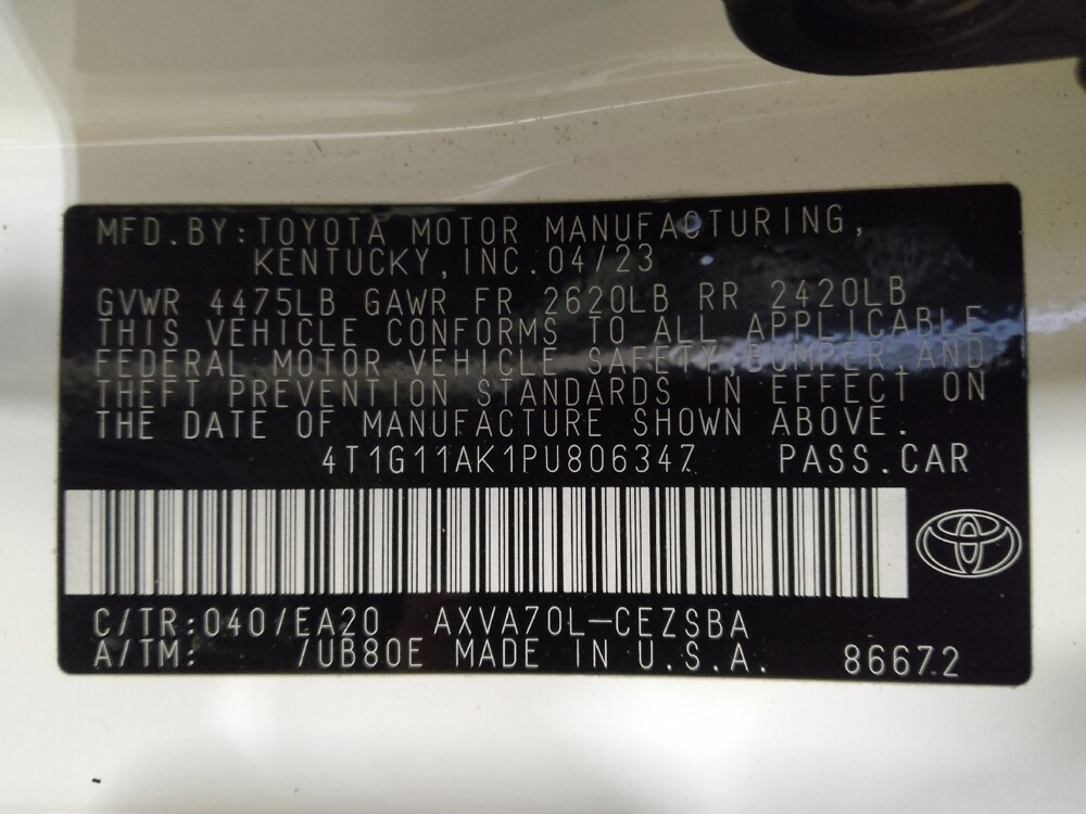 2023 Toyota Camry in Ocala, FL 34471 - 18106444 33