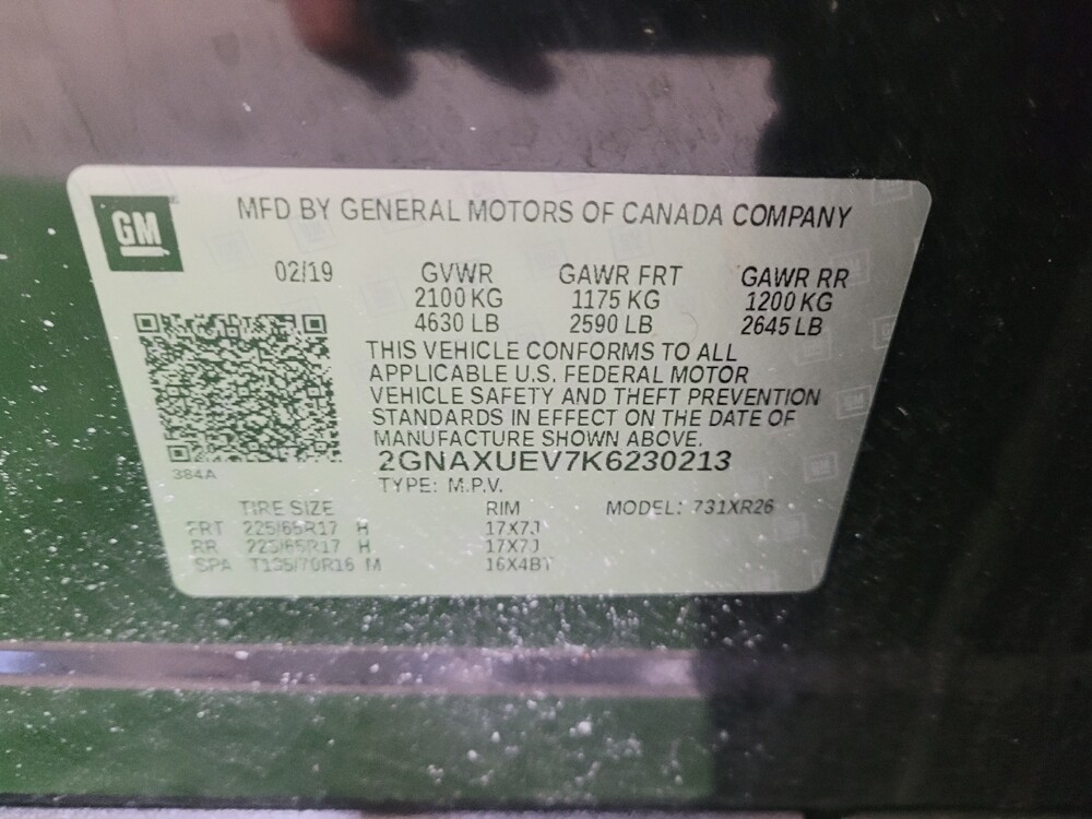 2019 Chevrolet Equinox in Louisville, KY 40258 - 18106492 33