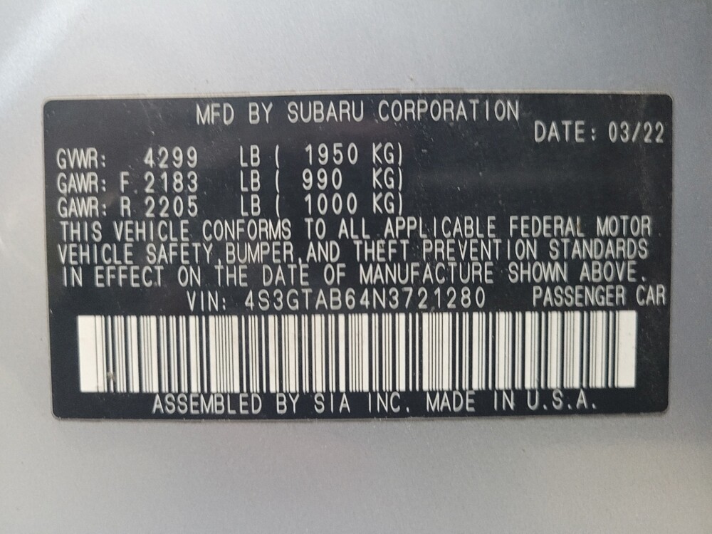 2022 Subaru Impreza in Eastpointe, MI 48021 - 18106529 33