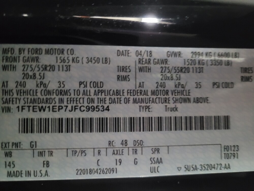 2018 Ford F150 in Conyers, GA 30094 - 18106543 33