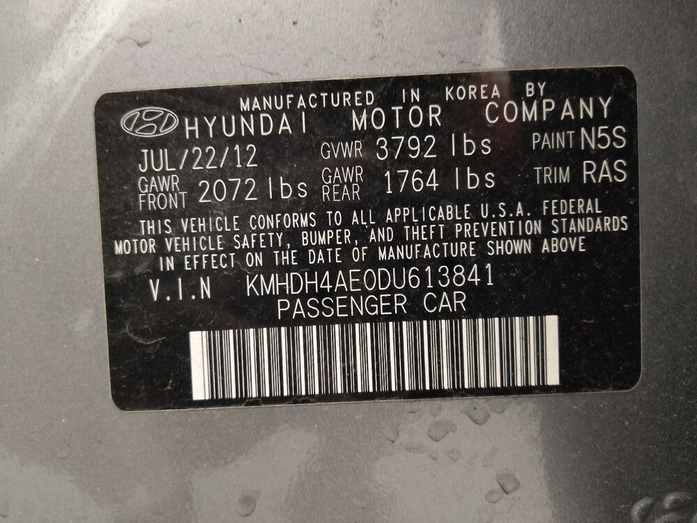 2013 Hyundai Elantra in Lakeland, FL 33815 - 18106555 33