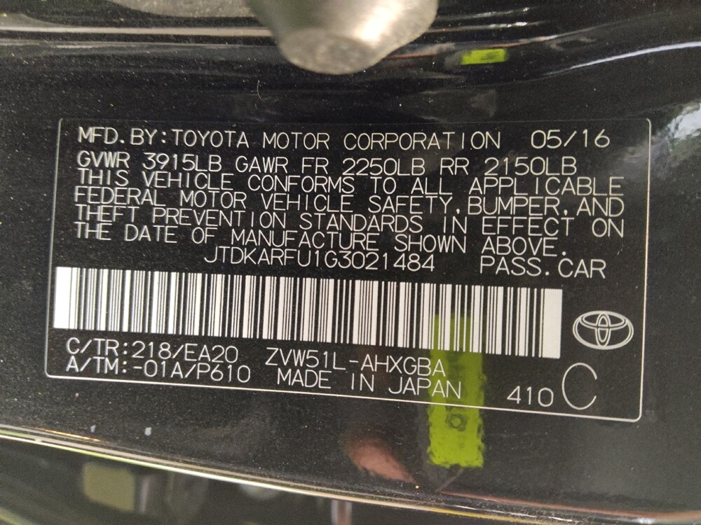 2016 Toyota Prius in Tallahassee, FL 32304 - 18106567 33