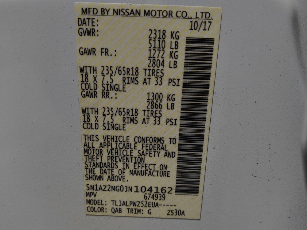 2018 Nissan Murano in Glendale, AZ 85301 - 18106574 33