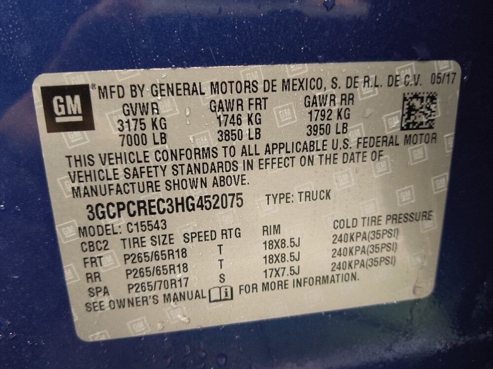 2017 Chevrolet Silverado 1500 in Lakeland, FL 33815 - 18106576 33