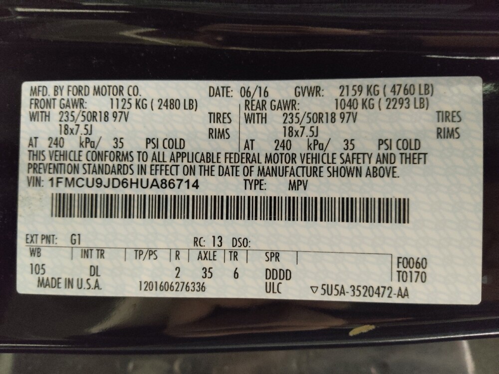 2017 Ford Escape in Round Rock, TX 78664 - 18106605 33