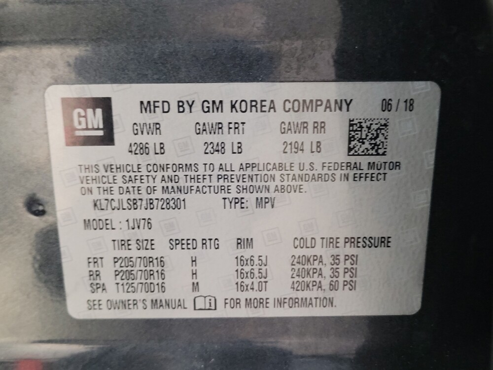 2018 Chevrolet Trax in Downey, CA 90241 - 18106646 33