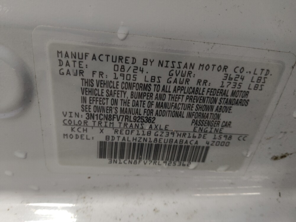 2024 Nissan Versa in Chattanooga, TN 37421 - 18106687 33