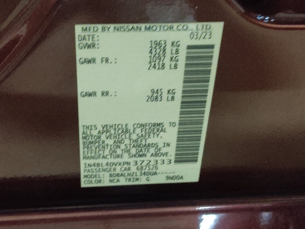 2023 Nissan Altima in Lewisville, TX 75067 - 18106693 33